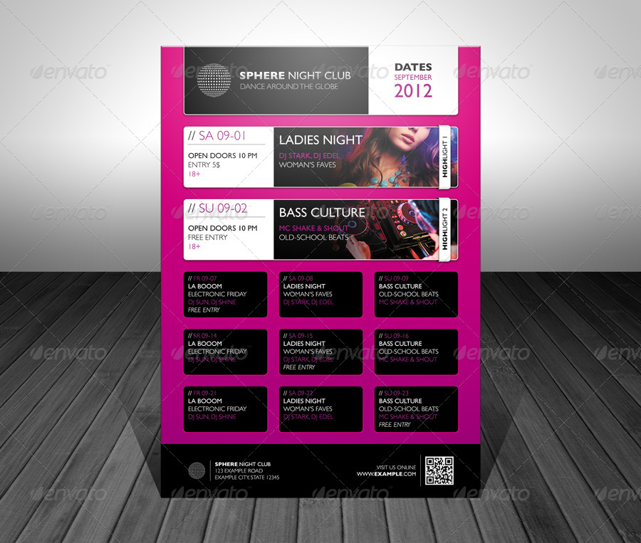 event promotion flyer bundle by approxart graphicriver event promotion flyer